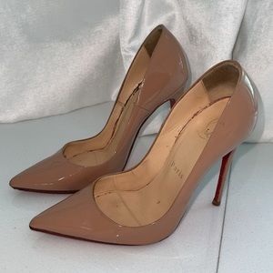 36 Christian Loubition so Kate nude 4 3/4 heel